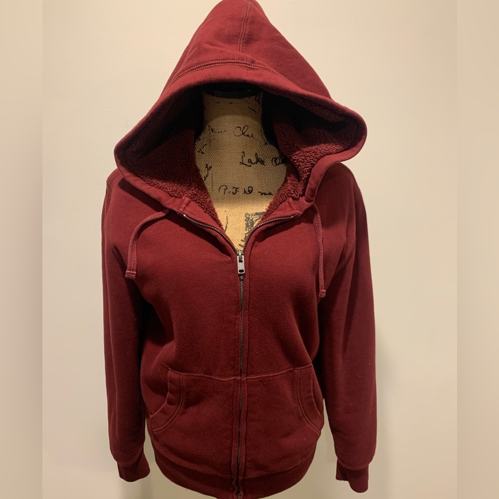 Cozy thick fleece hoodie jacket
